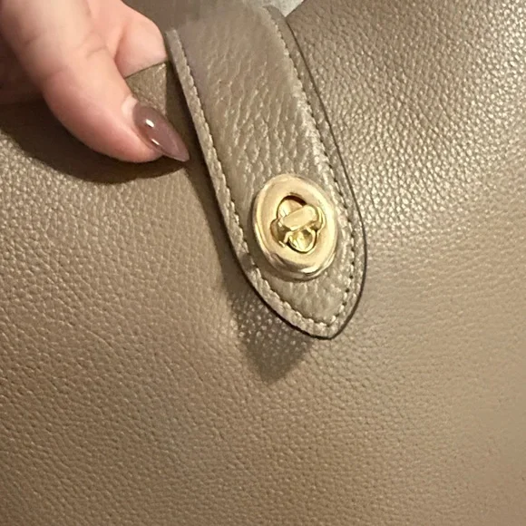 Dark Stone Coach Hadley convertible crossbody Leather Bag - Picture 2 of 7